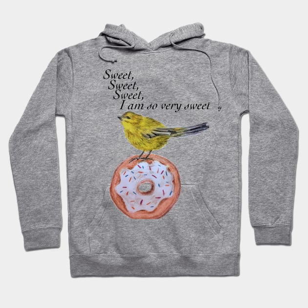 Yellow Warbler Call Hoodie by Animal Surrealism